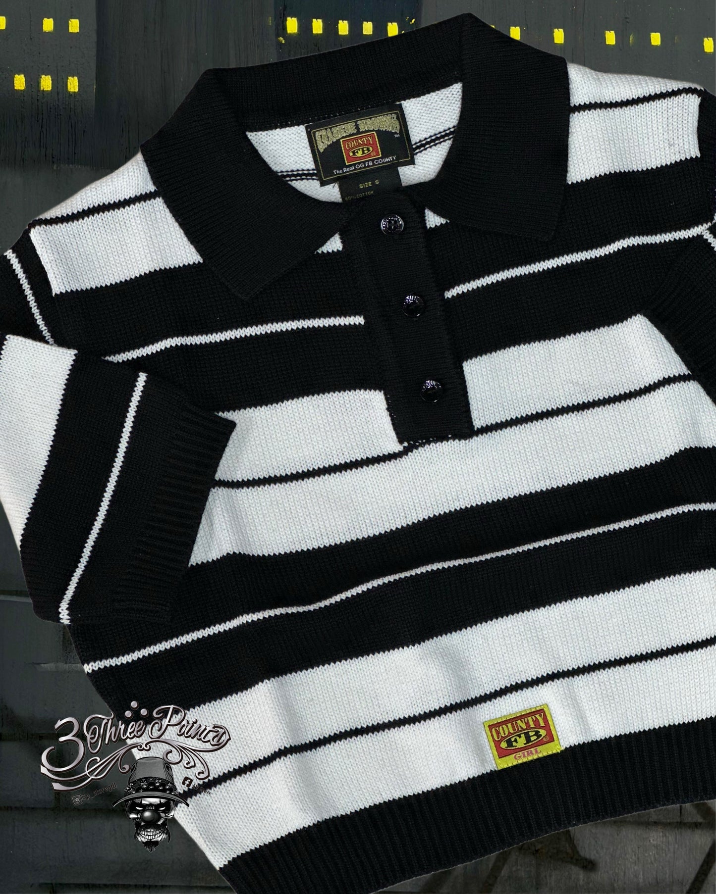 FB COUNTY “CHARLIE BROWN”GIRL CROP TOP