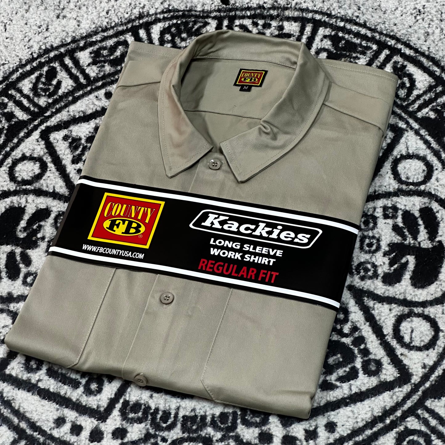 FB COUNTY “KACKIES” CAMISA MANGA LARGA