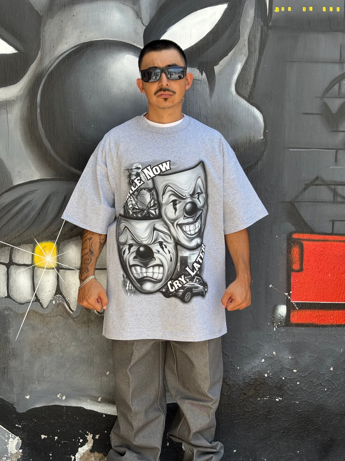 PLAYERA SHAKAWEAR SUPERMAXHEAVY “SMILE NOW”