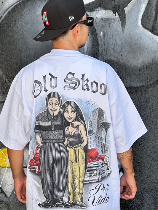 PLAYERA HOMIES CUELLO REDONDO “OLD SKOOL”