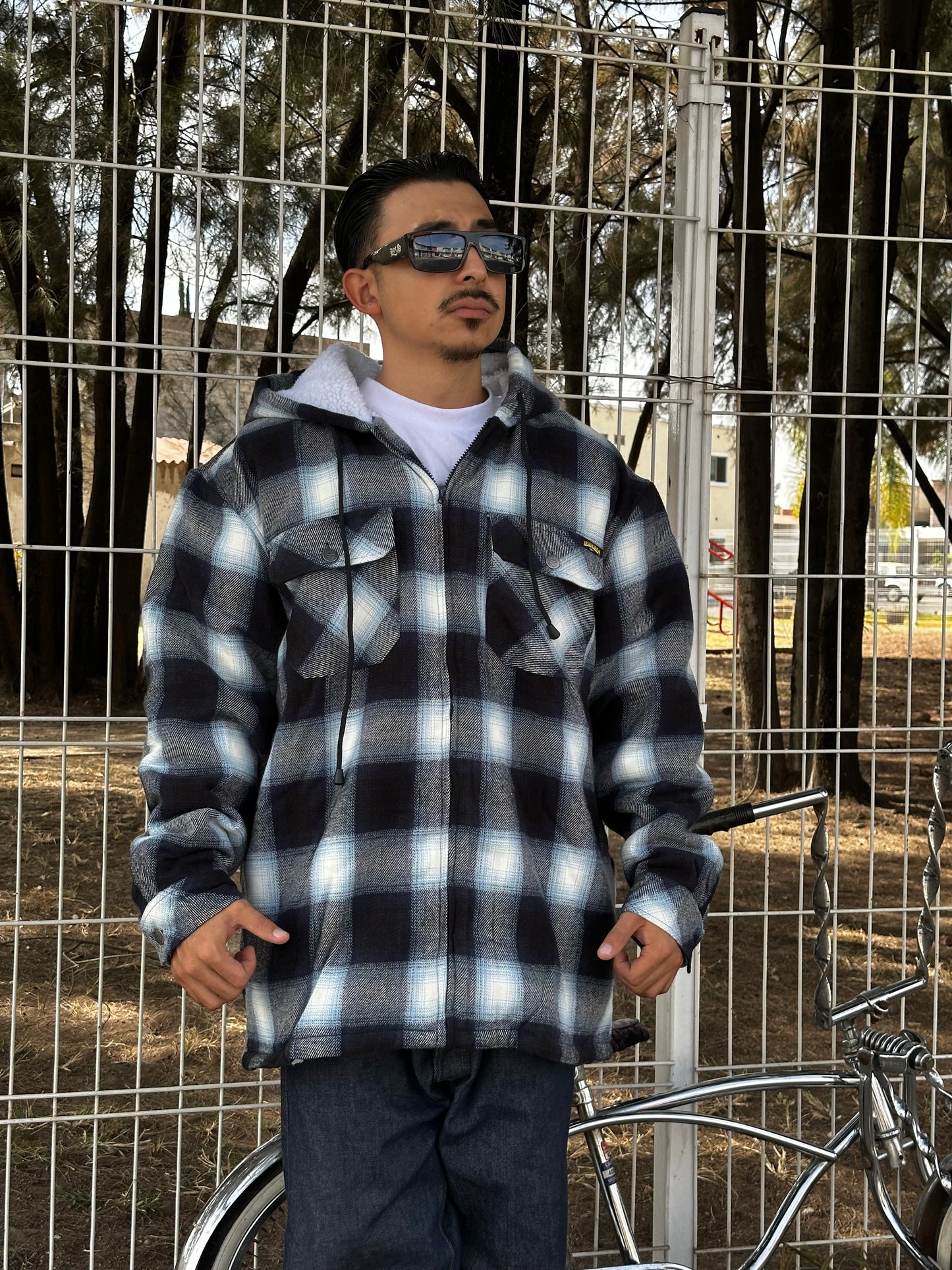 SHERPA LOWRIDER CUADROS ABORREGADA NAVY