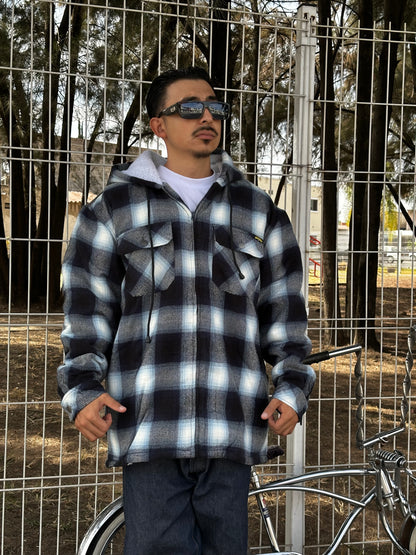 SHERPA LOWRIDER CUADROS ABORREGADA NAVY