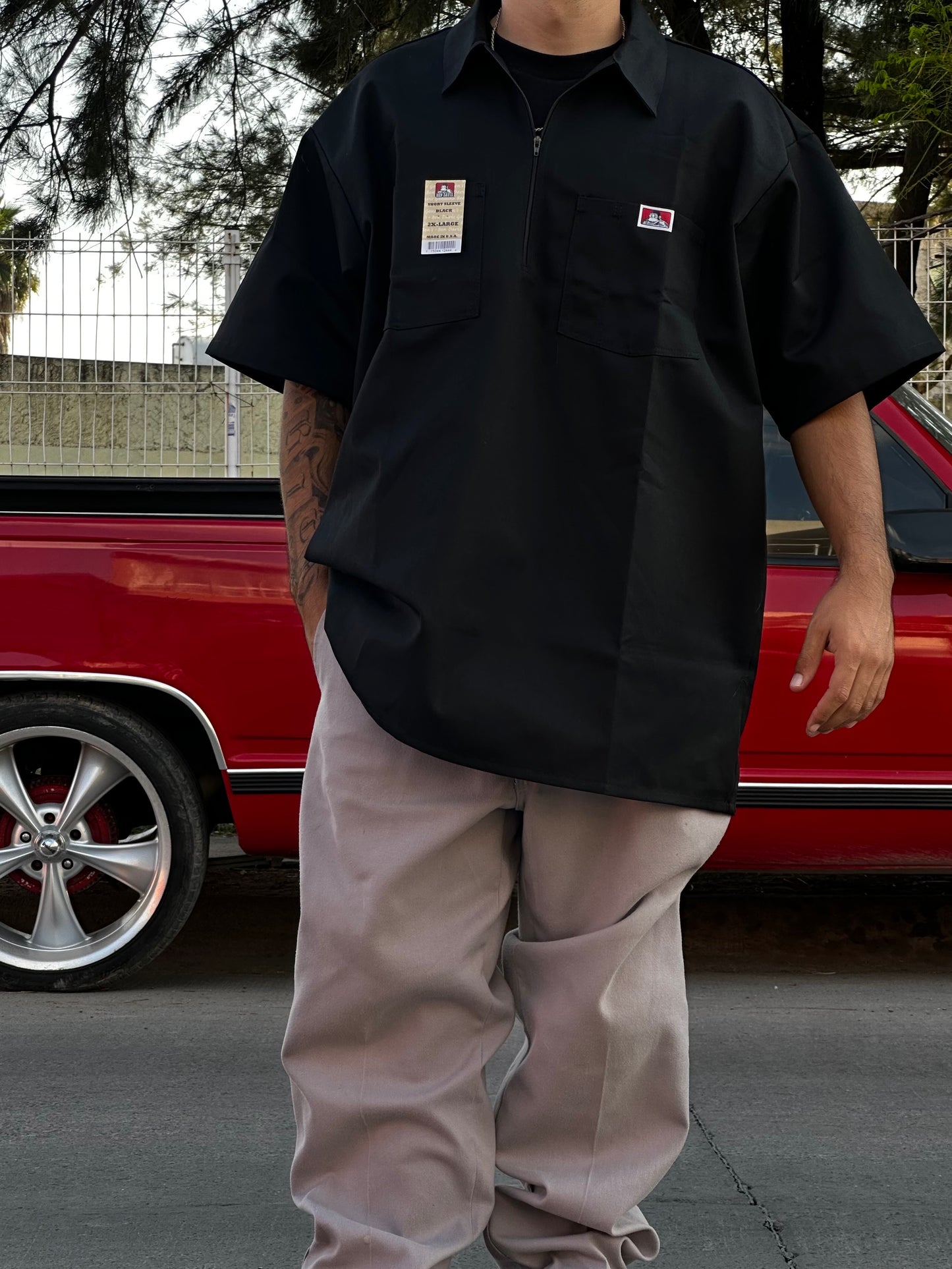 BENDAVIS CAMISA 1/2 CIERRE MANGA CORTA