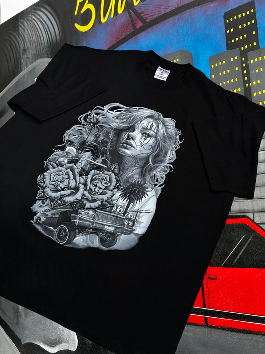 IMPALA 64 LOWRIDER CHICANO ART SHAKAWEAR