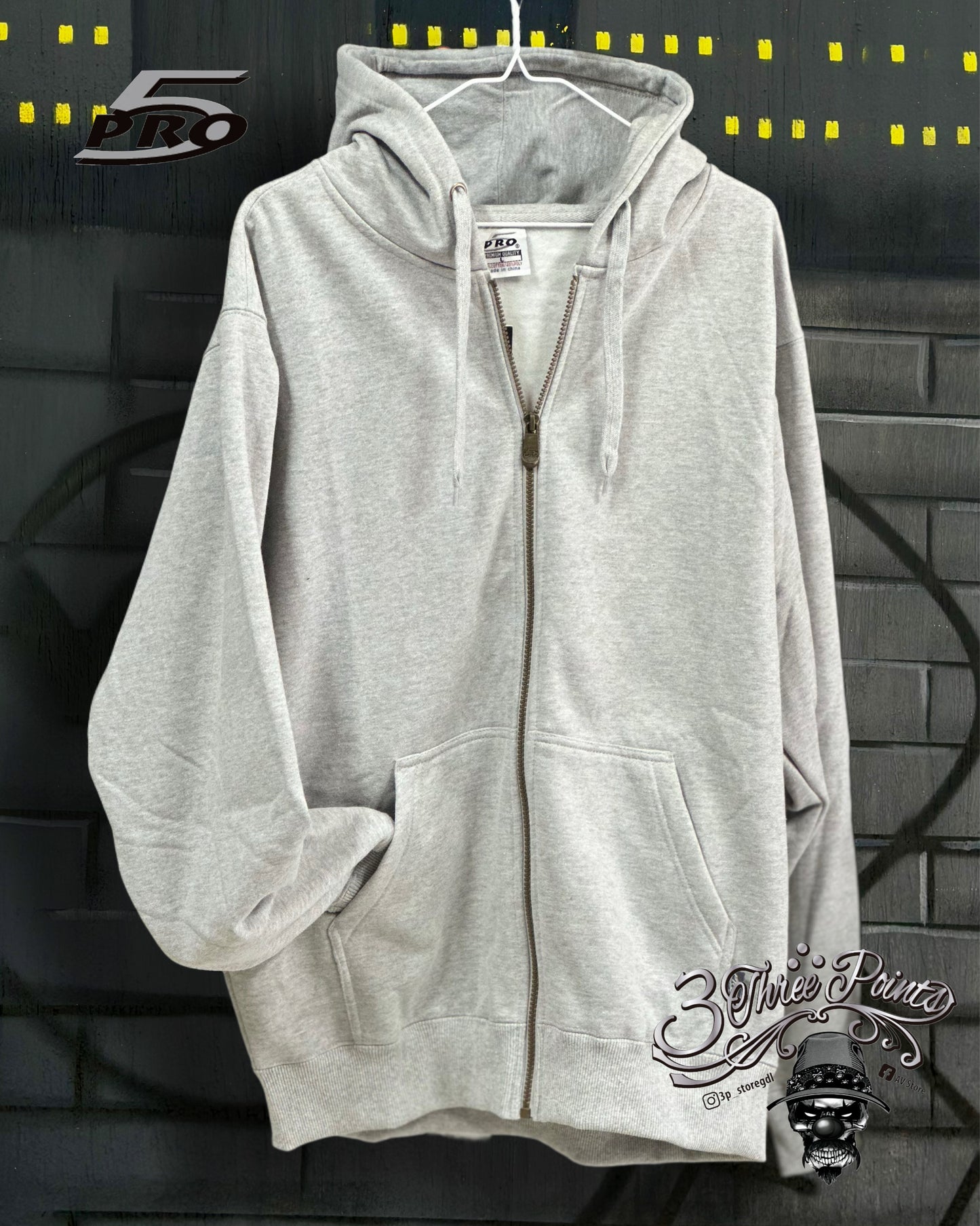 SUDADERA HOODIE CON ZIPPER PRO5