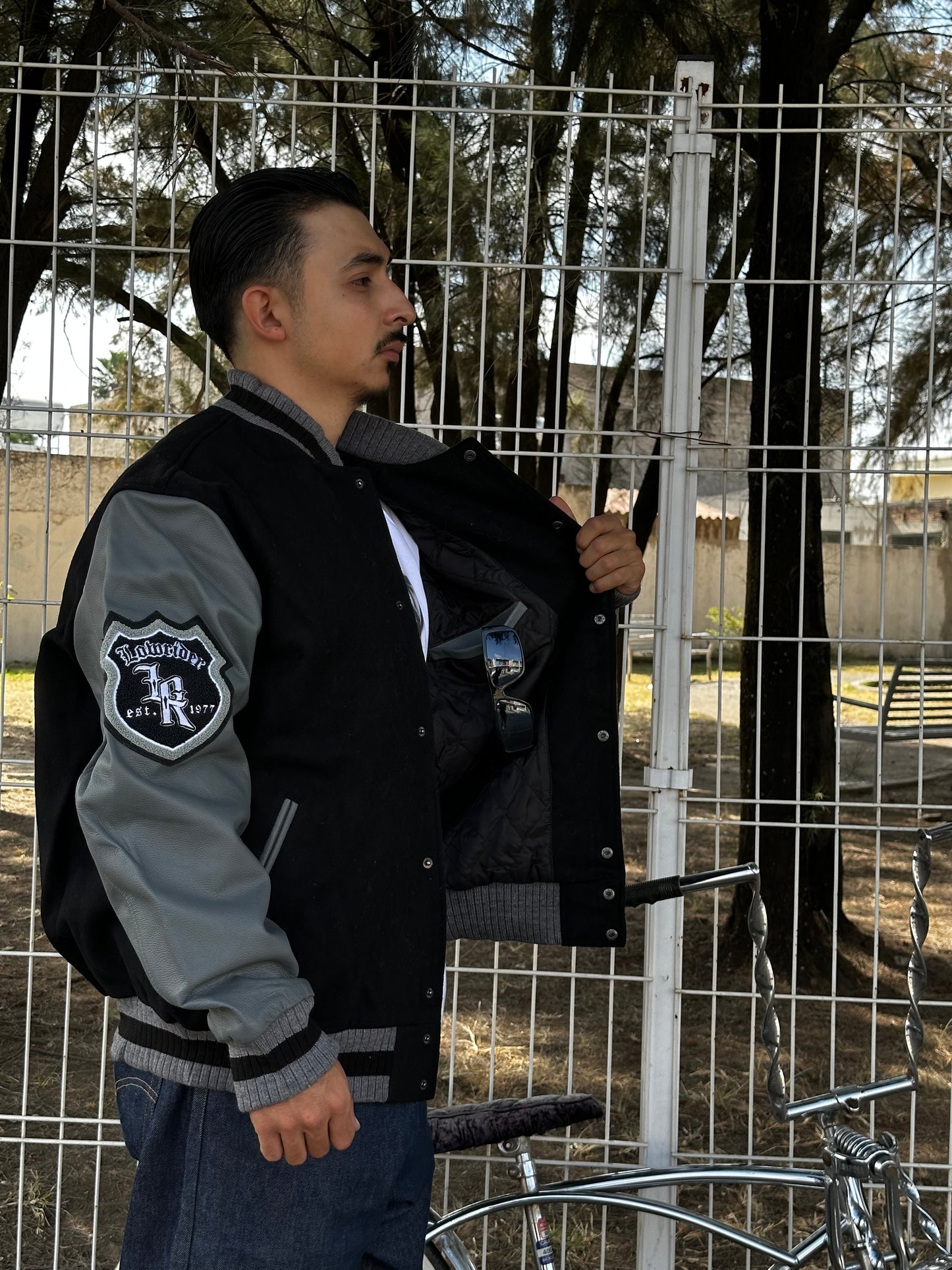 VARSITY JACKET LOWRIDER PIEL