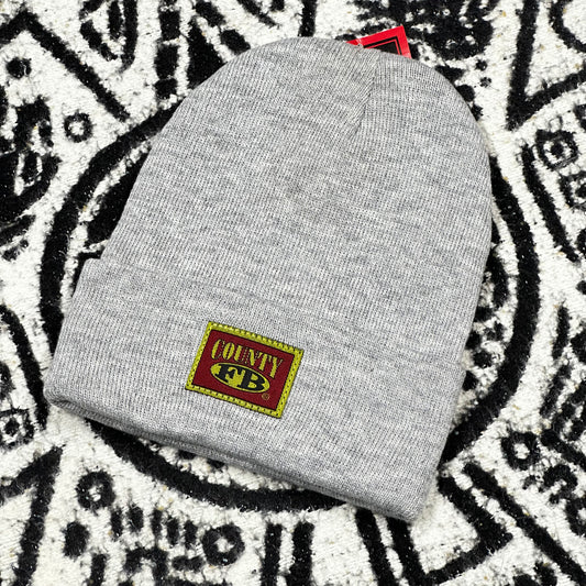 FB GORRO BEANIE HAT CLASSIC LOGO LIGHT GRAY