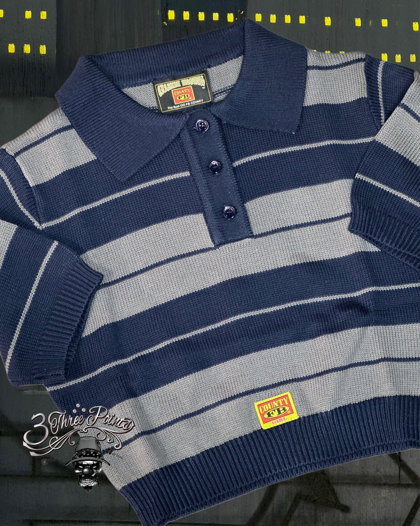 FB COUNTY “CHARLIE BROWN”GIRL CROP TOP