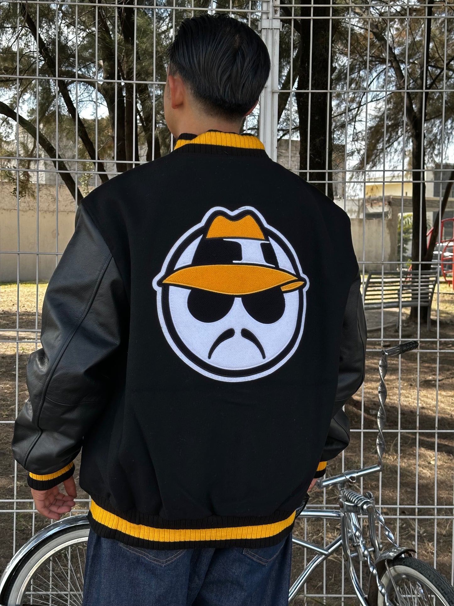 VARSITY JACKET LOWRIDER PIEL