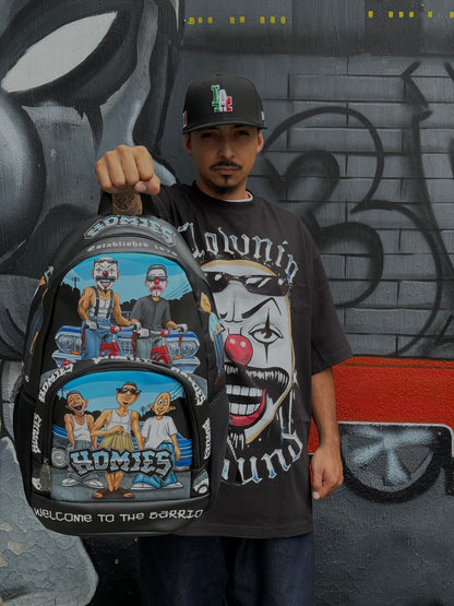 BACKPACK MOCHILA HOMIES “CHILLIN HOMIES” | 16”