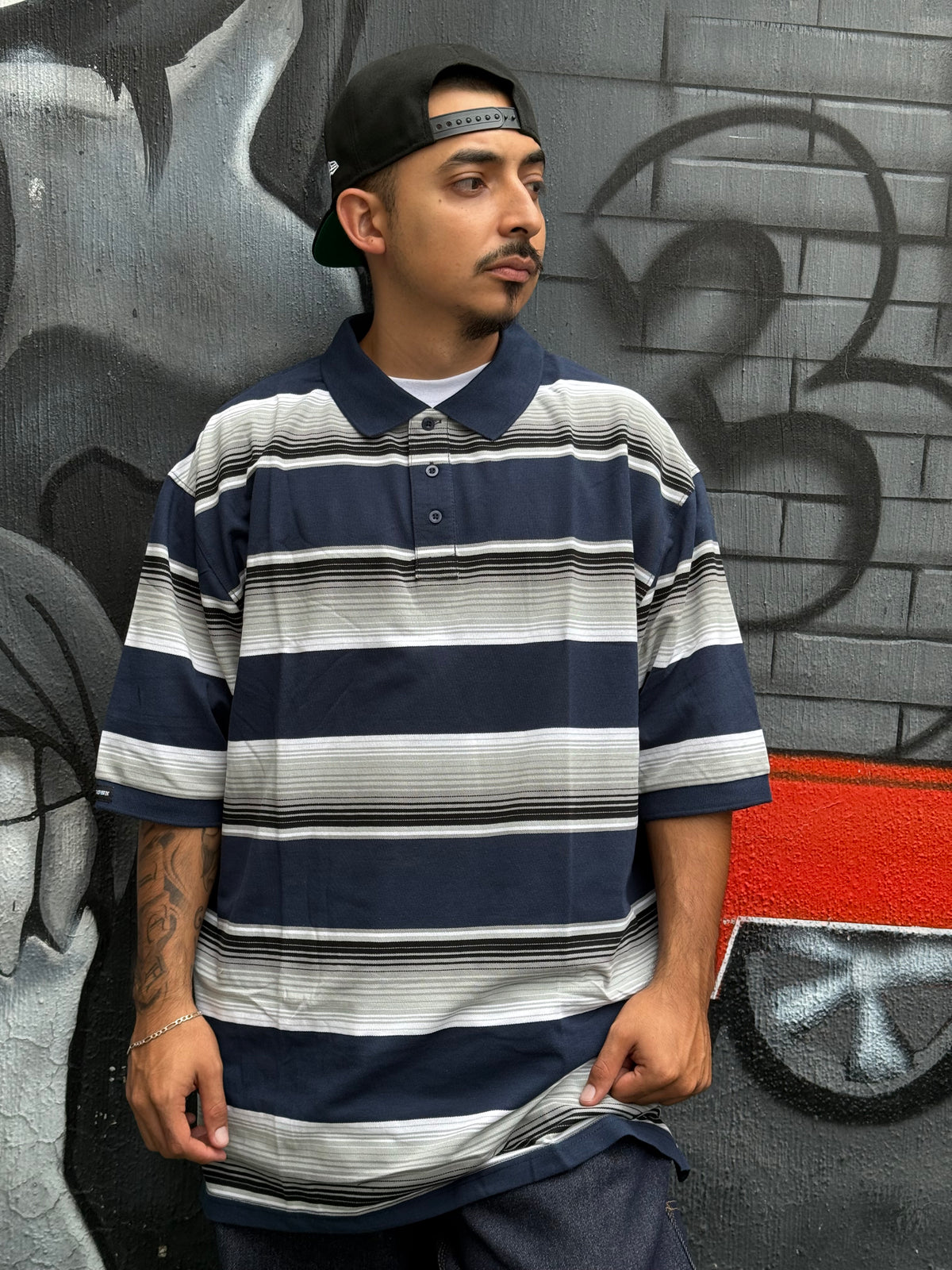 CAMISA POLO MENS TOWN BRAND | CHARLIE BROWN “ZARAPE” NAVY