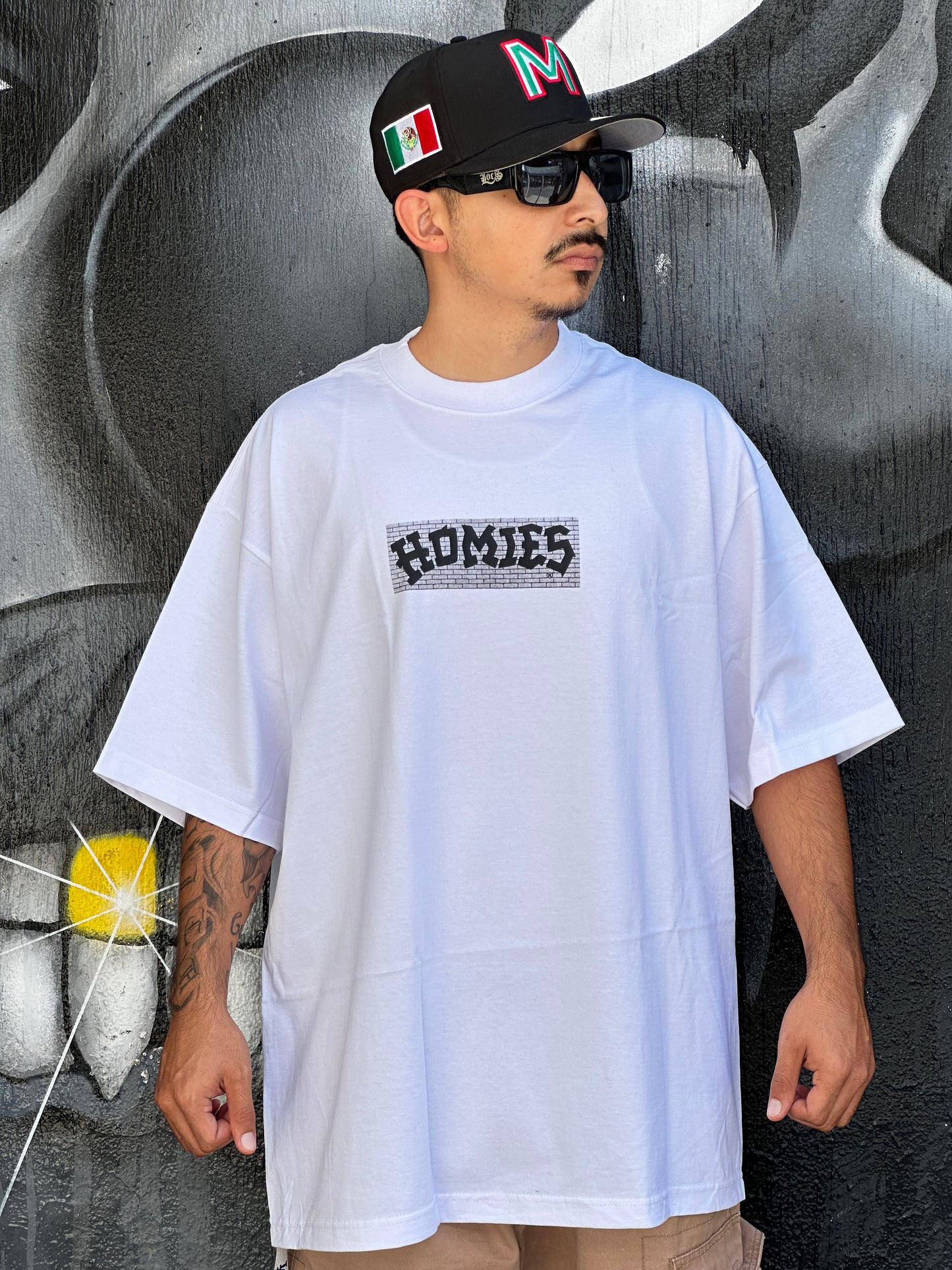 PLAYERA HOMIES CUELLO REDONDO “OLD SKOOL”