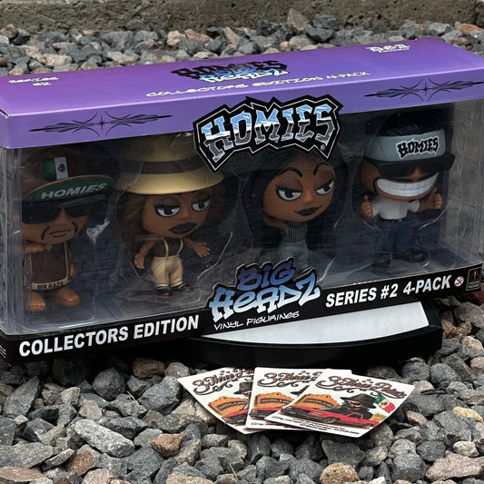 HOMIES 4PACK “BIG HEADZ” COLECCIONABLE SERIES #2