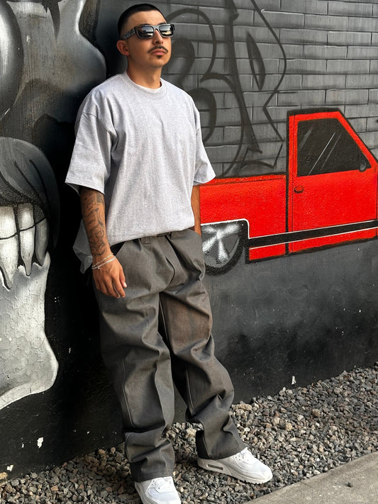 FB COUNTY PANTALÓN HARD DENIM| GRIS NEVADO RÍGIDO