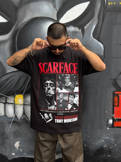 PLAYERA SHAKAWEAR SUPERMAXHEAVY “SCARFACE”