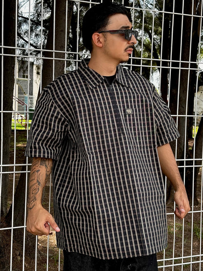 FB COUNTY 1/2 ZIPPER CUADROS