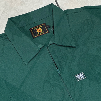 FB COUNTY “SOLID” MANGA CORTA 1/2 ZIPPER