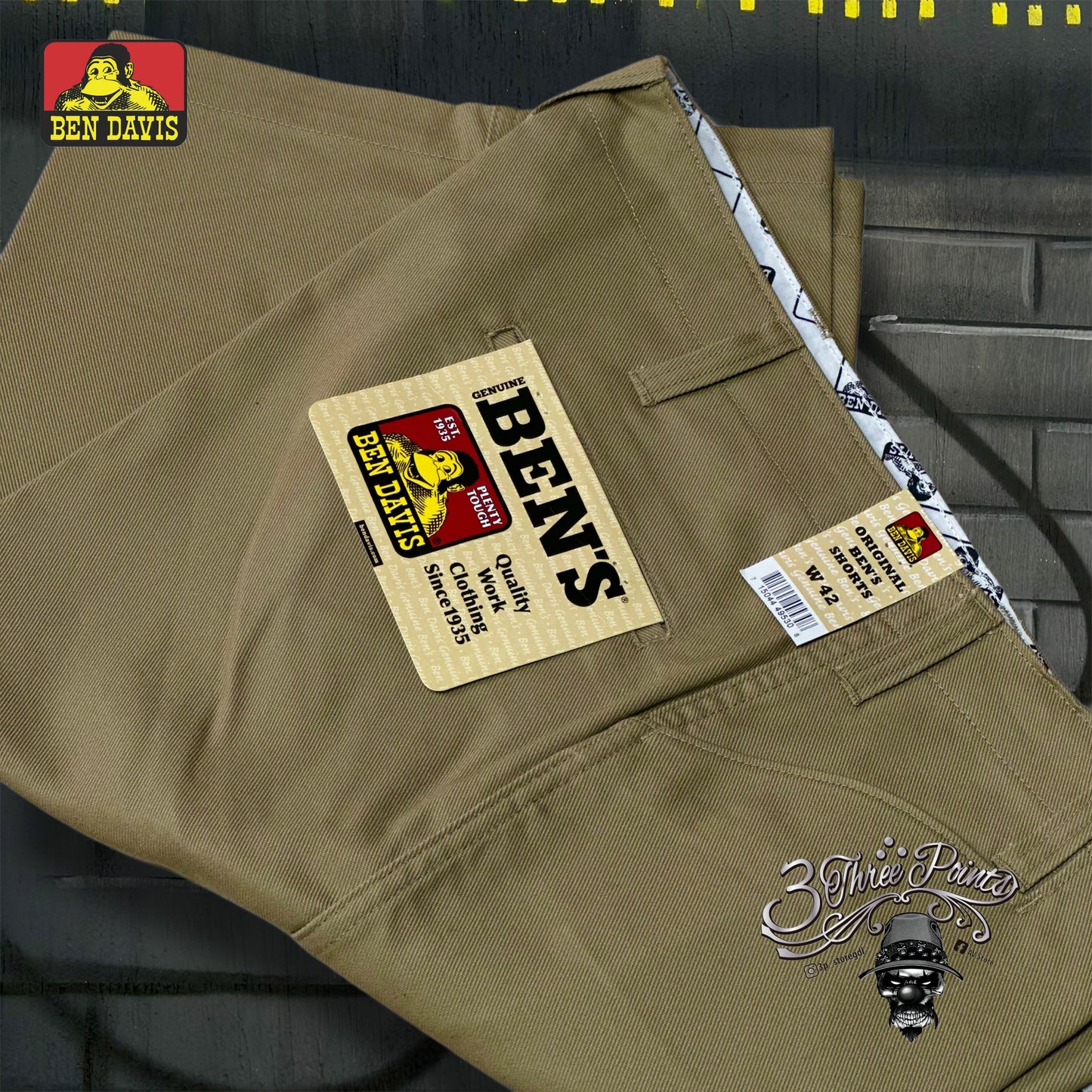 BENDAVIS SHORT ORIGINAL”BEN’S”