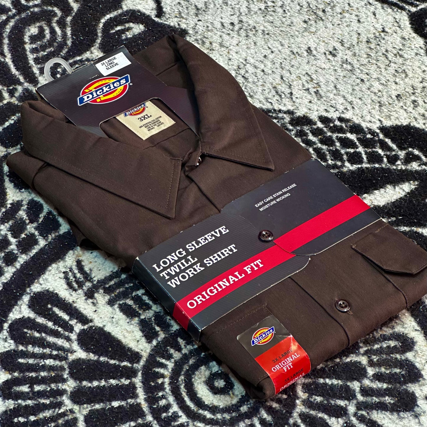 DICKIES CAMISA/CAMISOLA DE BOTONES MANGA LARGA | CAFÉ TABACO